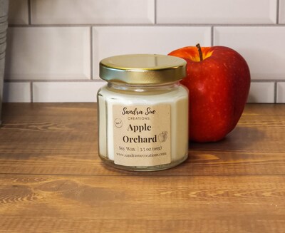 Apple Orchard Soy Candle | All natural soy candle | 2 sizes available - image3